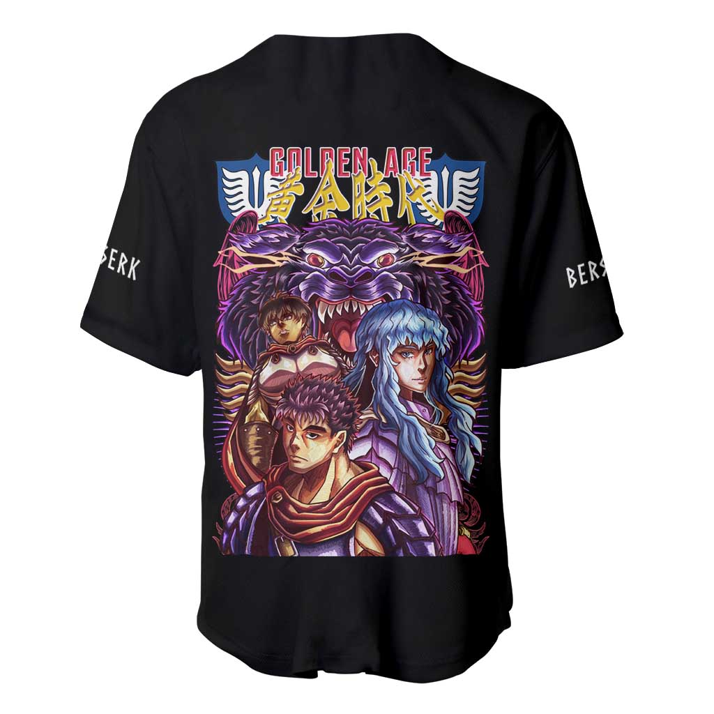 Golden Age Berserk Baseball Jersey Japan Anime Style - The Mazicc