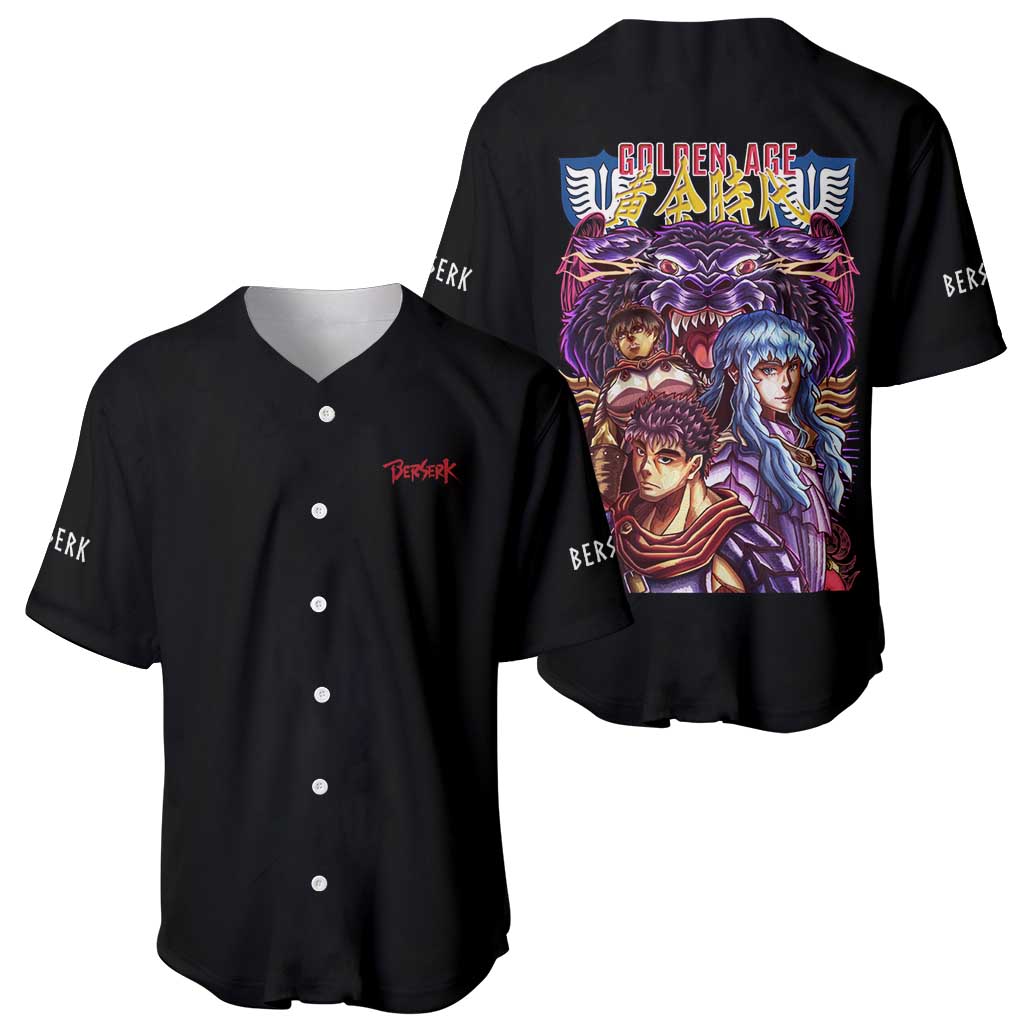 Golden Age Berserk Baseball Jersey Japan Anime Style - The Mazicc