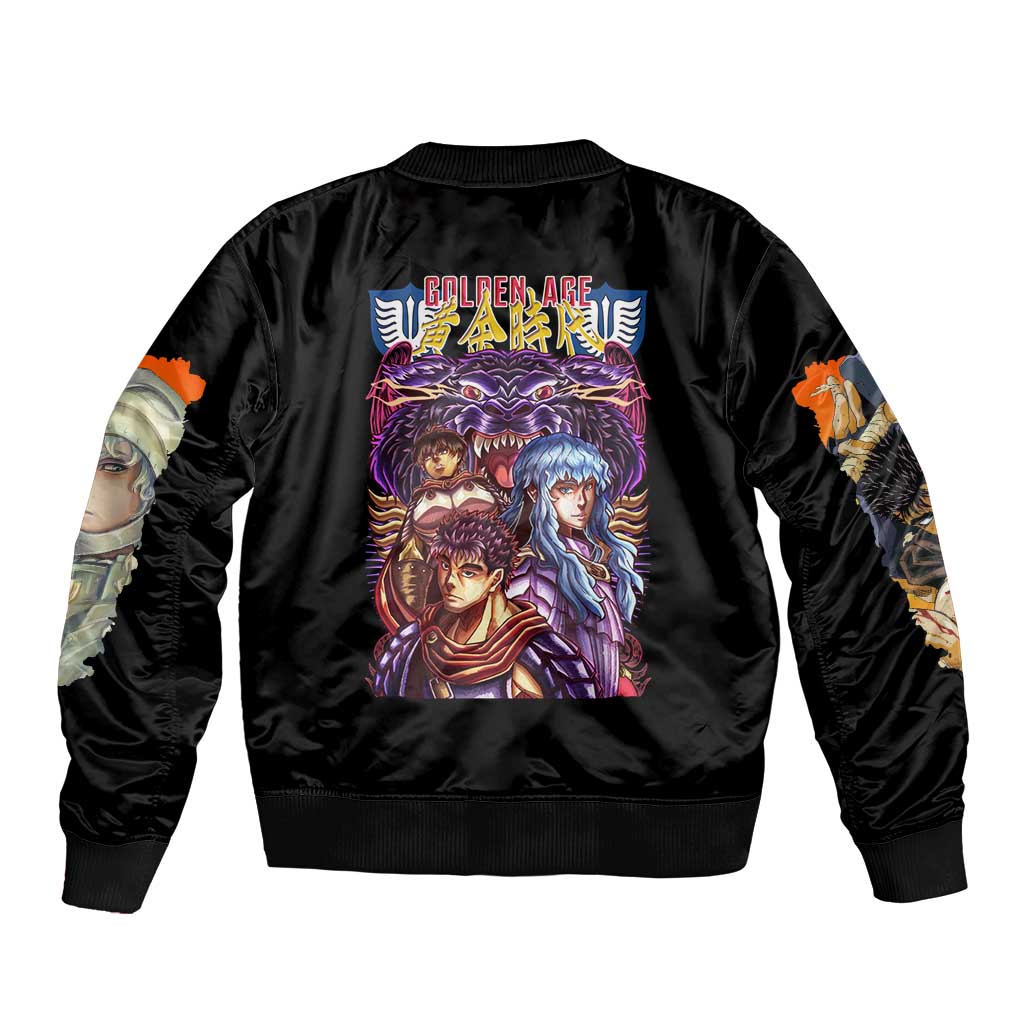 Golden Age Berserk Bomber Jacket Japan Anime Style - The Mazicc