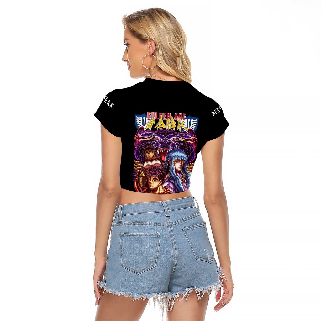 Golden Age Berserk Raglan Cropped T Shirt Japan Anime Style - The Mazicc