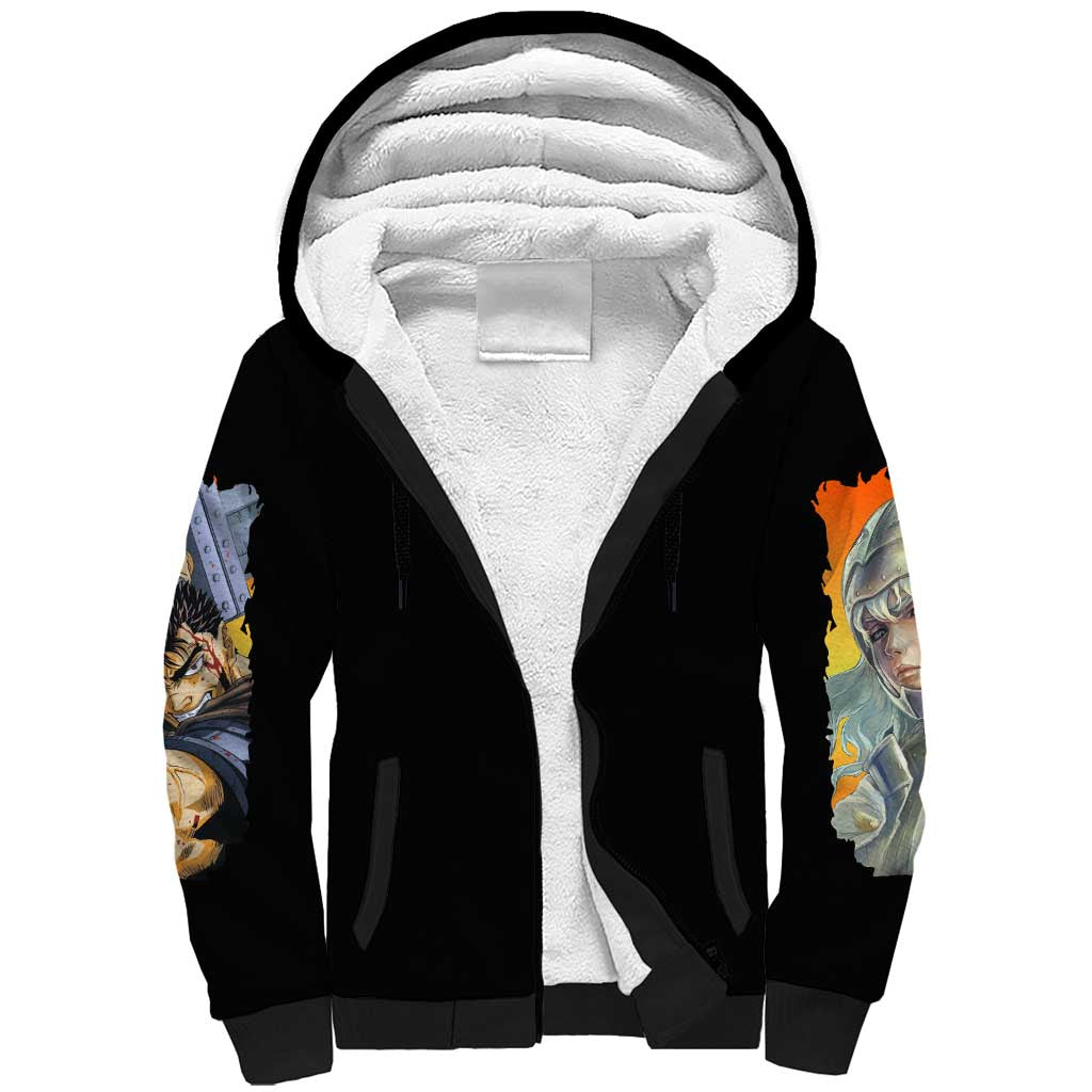 Golden Age Berserk Sherpa Hoodie Japan Anime Style - The Mazicc