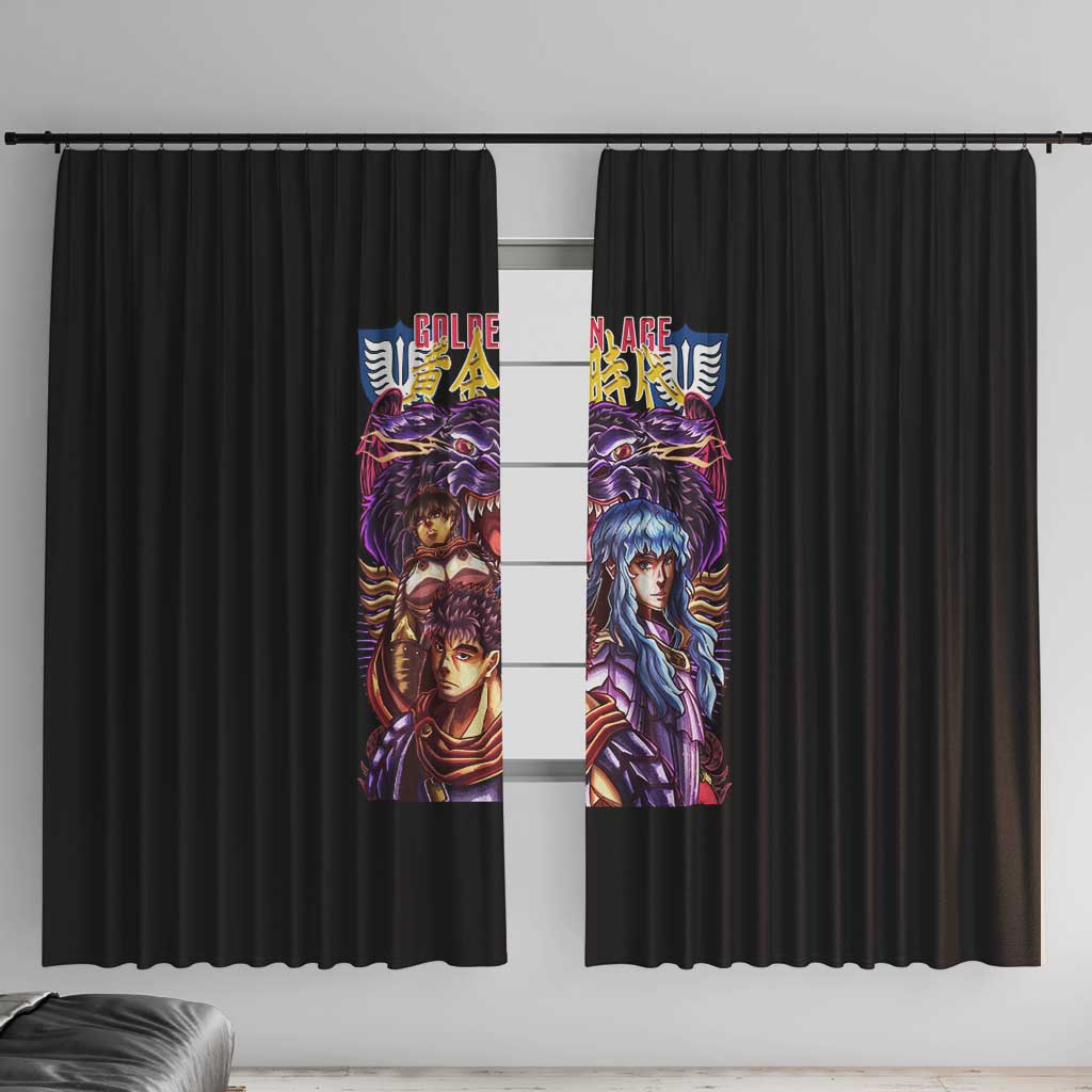 Golden Age Berserk Window Curtain Japan Anime Style - The Mazicc