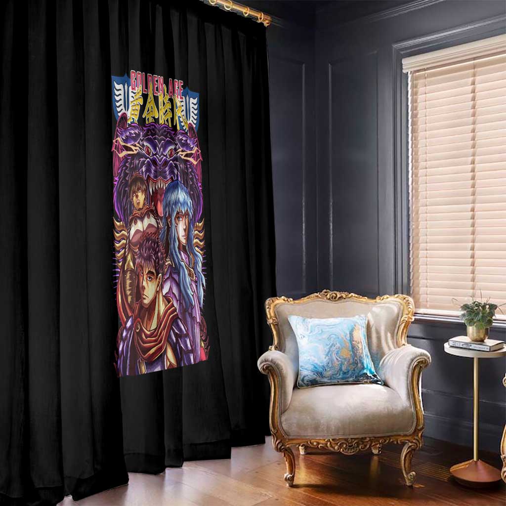 Golden Age Berserk Window Curtain Japan Anime Style - The Mazicc
