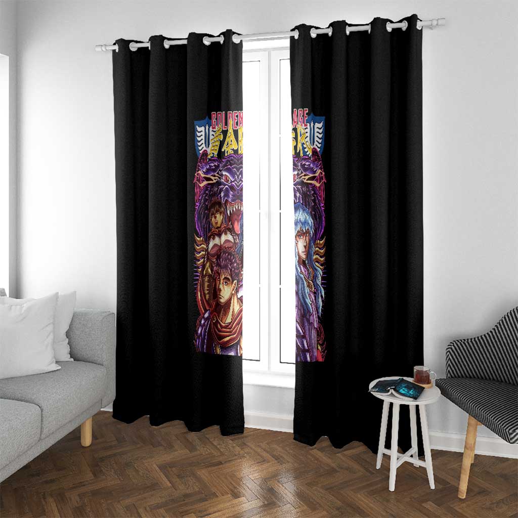 Golden Age Berserk Window Curtain Japan Anime Style - The Mazicc