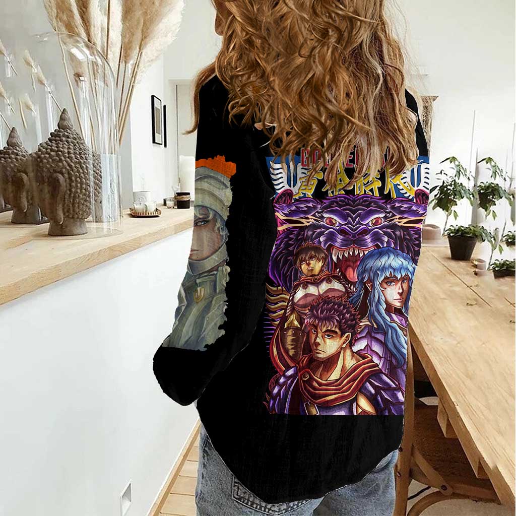 Golden Age Berserk Women Casual Shirt Japan Anime Style - The Mazicc