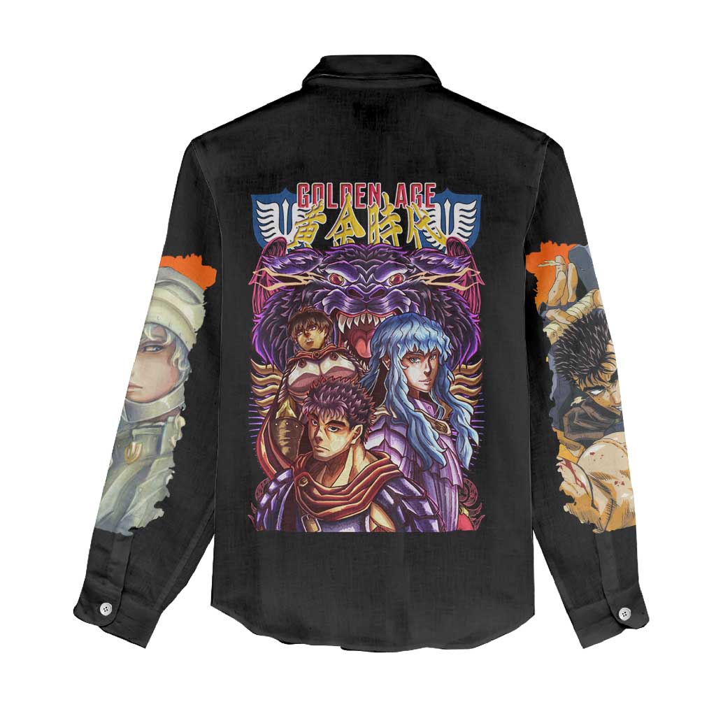 Golden Age Berserk Women Casual Shirt Japan Anime Style - The Mazicc
