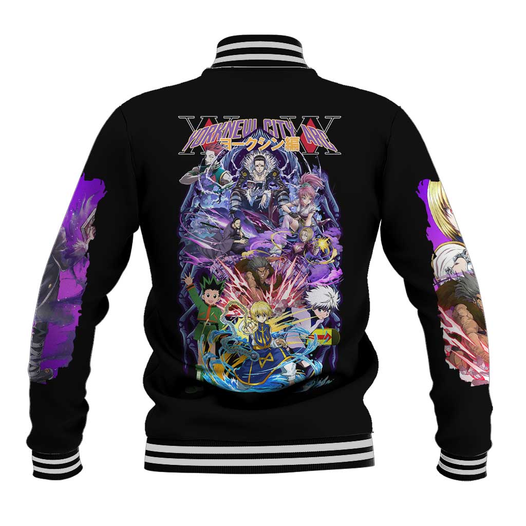 Yorknew City Arc Hunter x Hunter Baseball Jacket Japan Anime Style - The Mazicc