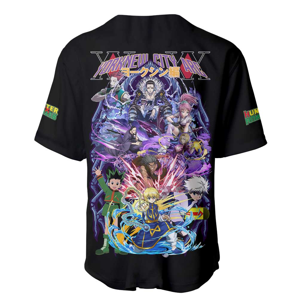 Yorknew City Arc Hunter x Hunter Baseball Jersey Japan Anime Style - The Mazicc