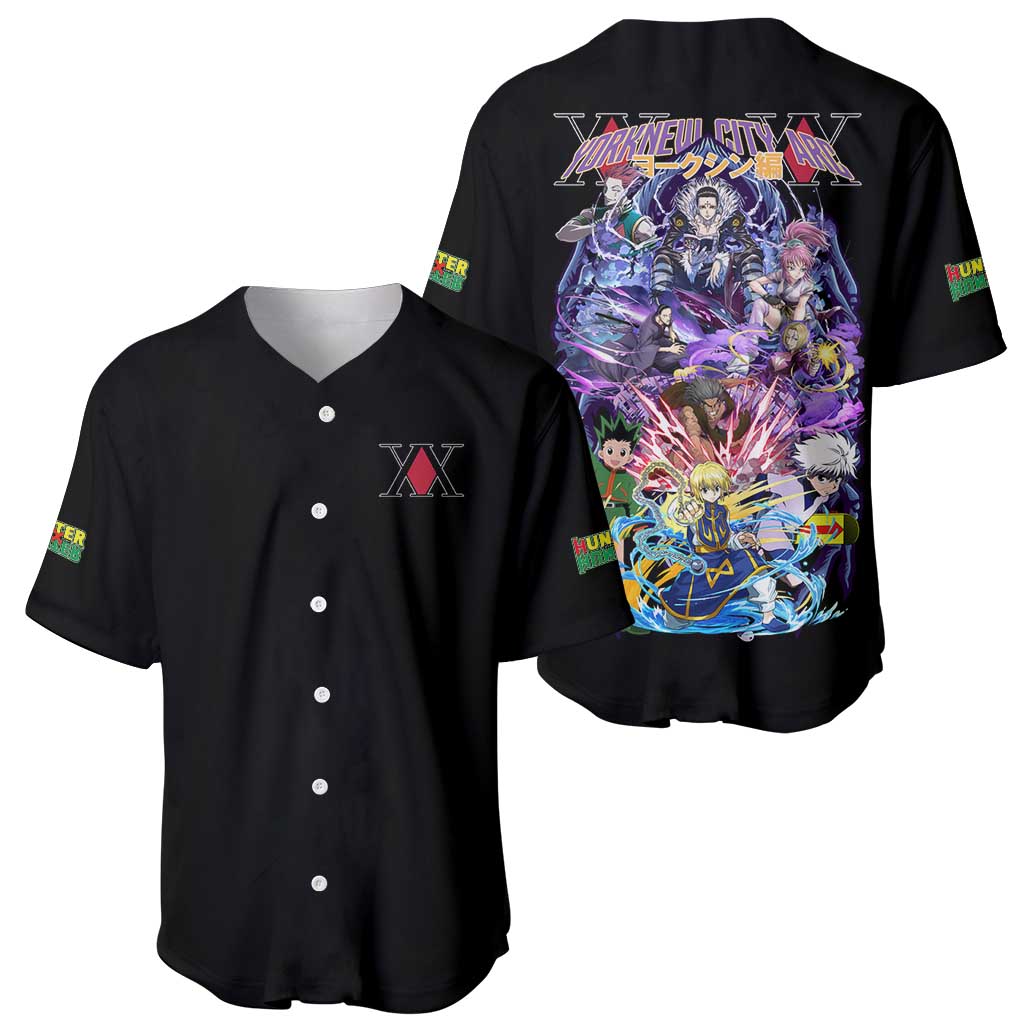 Yorknew City Arc Hunter x Hunter Baseball Jersey Japan Anime Style - The Mazicc