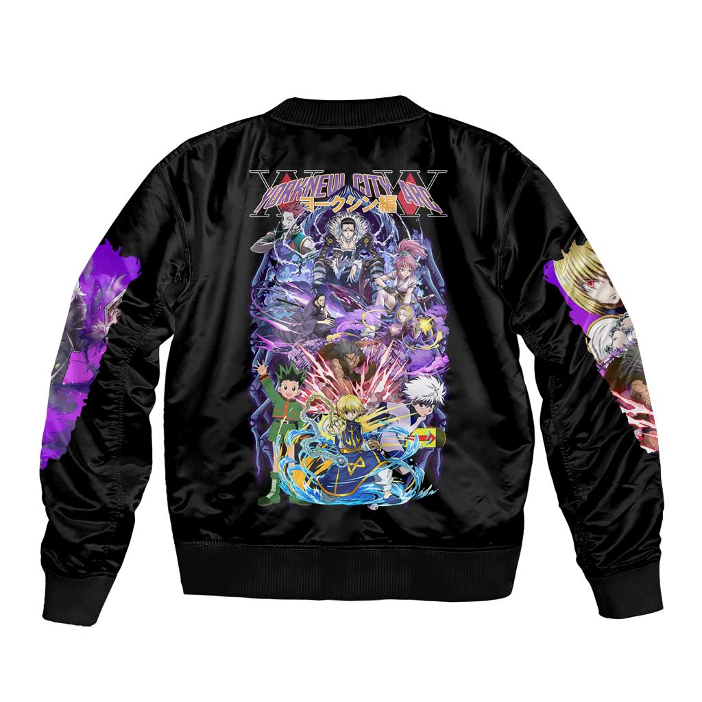 Yorknew City Arc Hunter x Hunter Bomber Jacket Japan Anime Style - The Mazicc