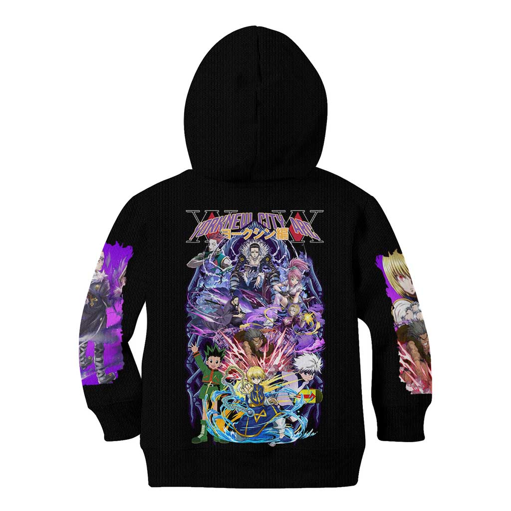 Yorknew City Arc Hunter x Hunter Kid Hoodie Japan Anime Style - The Mazicc