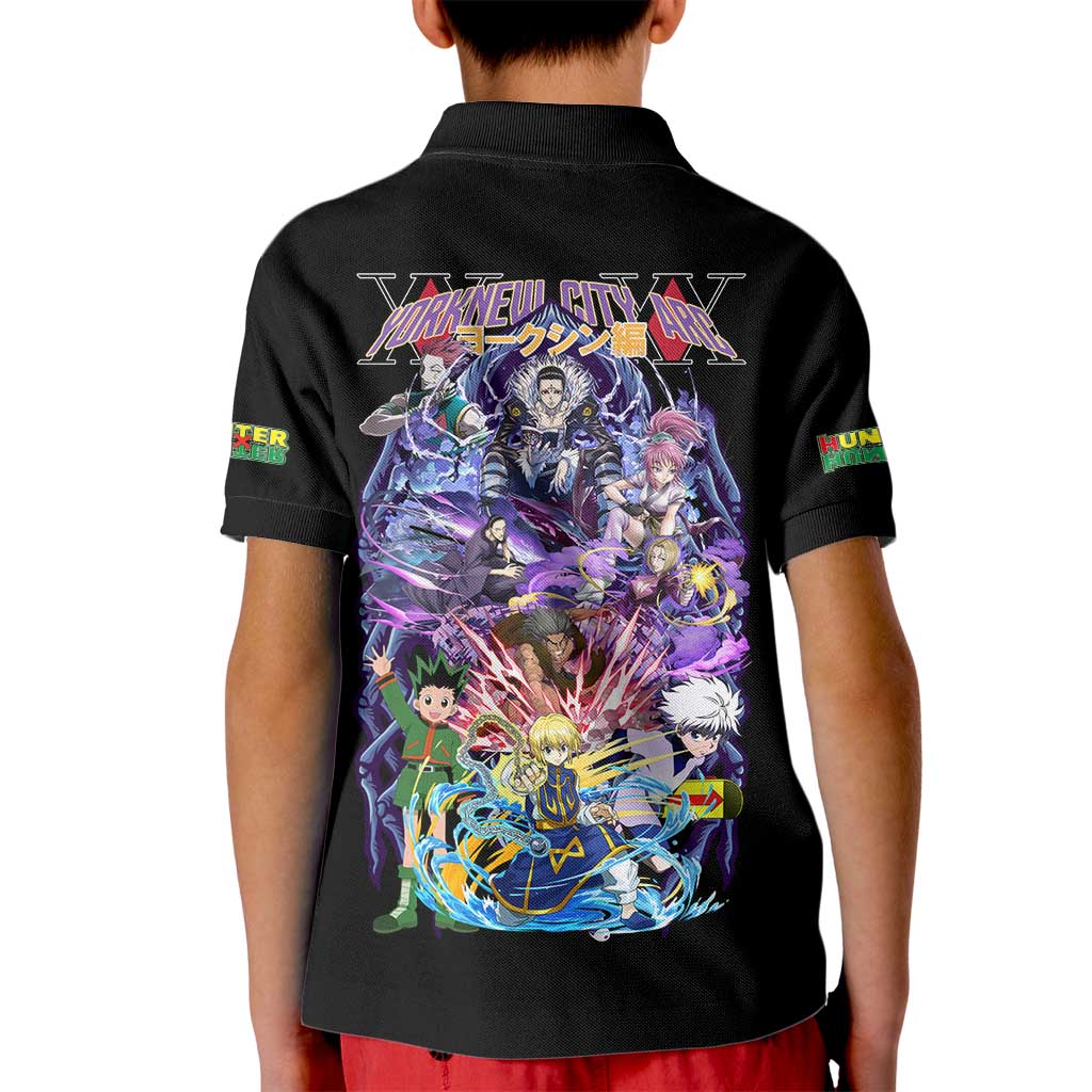 Yorknew City Arc Hunter x Hunter Kid Polo Shirt Japan Anime Style - The Mazicc