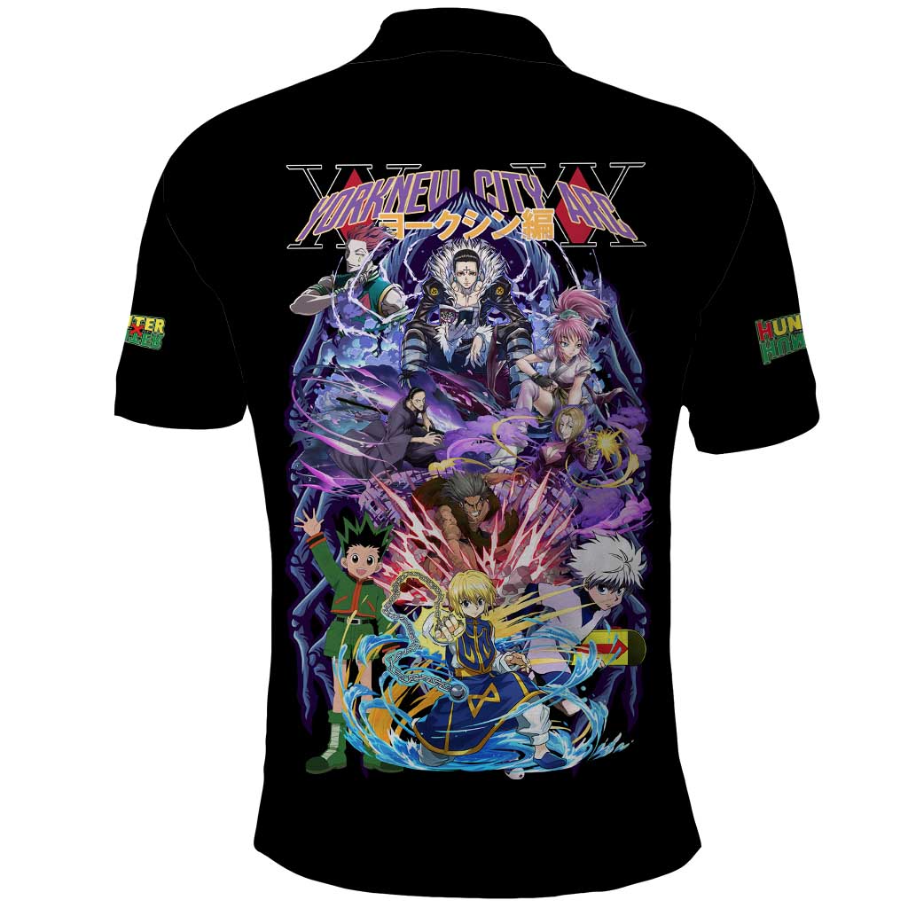 Yorknew City Arc Hunter x Hunter Polo Shirt Japan Anime Style - The Mazicc