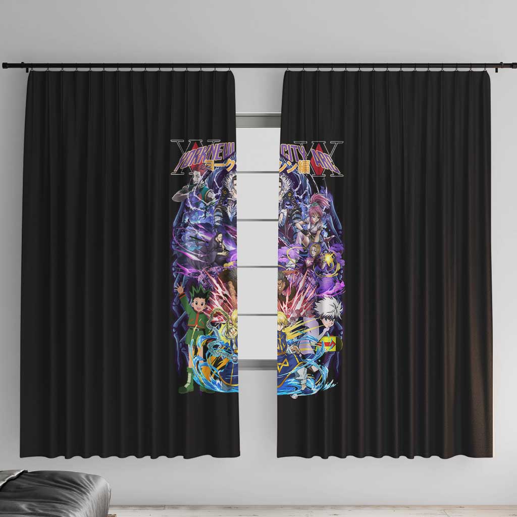 Yorknew City Arc Hunter x Hunter Window Curtain Japan Anime Style - The Mazicc