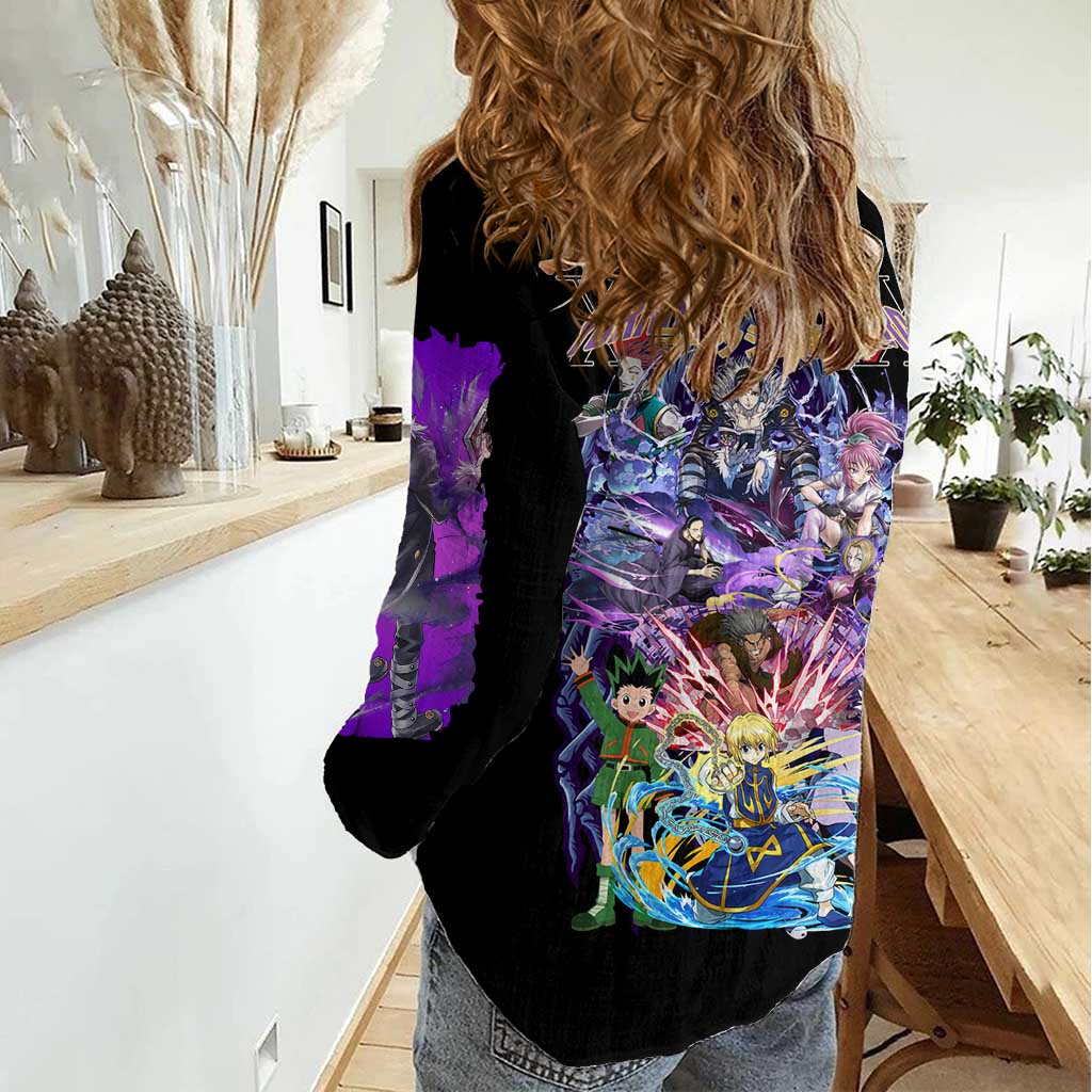 Yorknew City Arc Hunter x Hunter Women Casual Shirt Japan Anime Style - The Mazicc