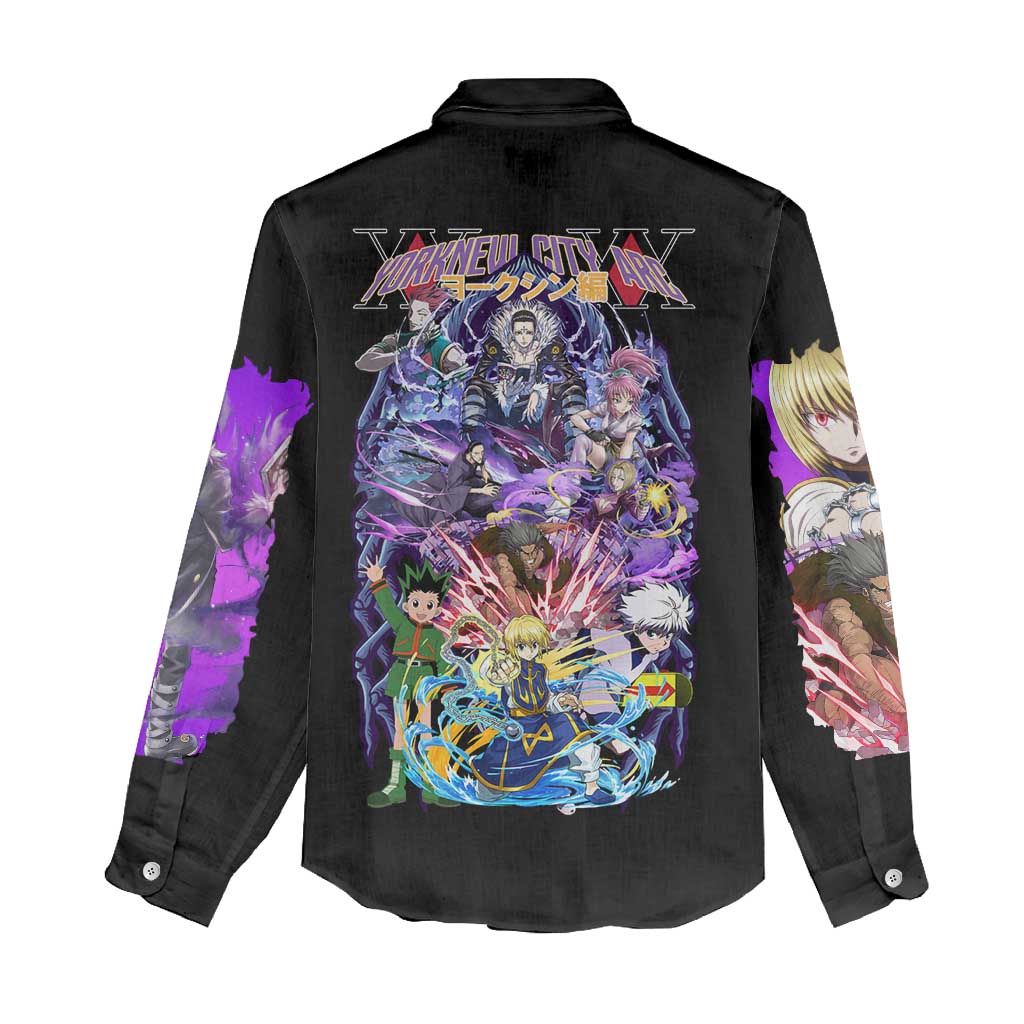 Yorknew City Arc Hunter x Hunter Women Casual Shirt Japan Anime Style - The Mazicc