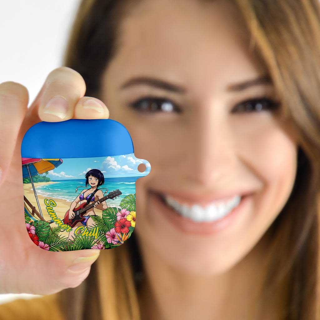 Kyoka Jiro Summer Chill AirPods Case Tropical Anime Rock Vibes