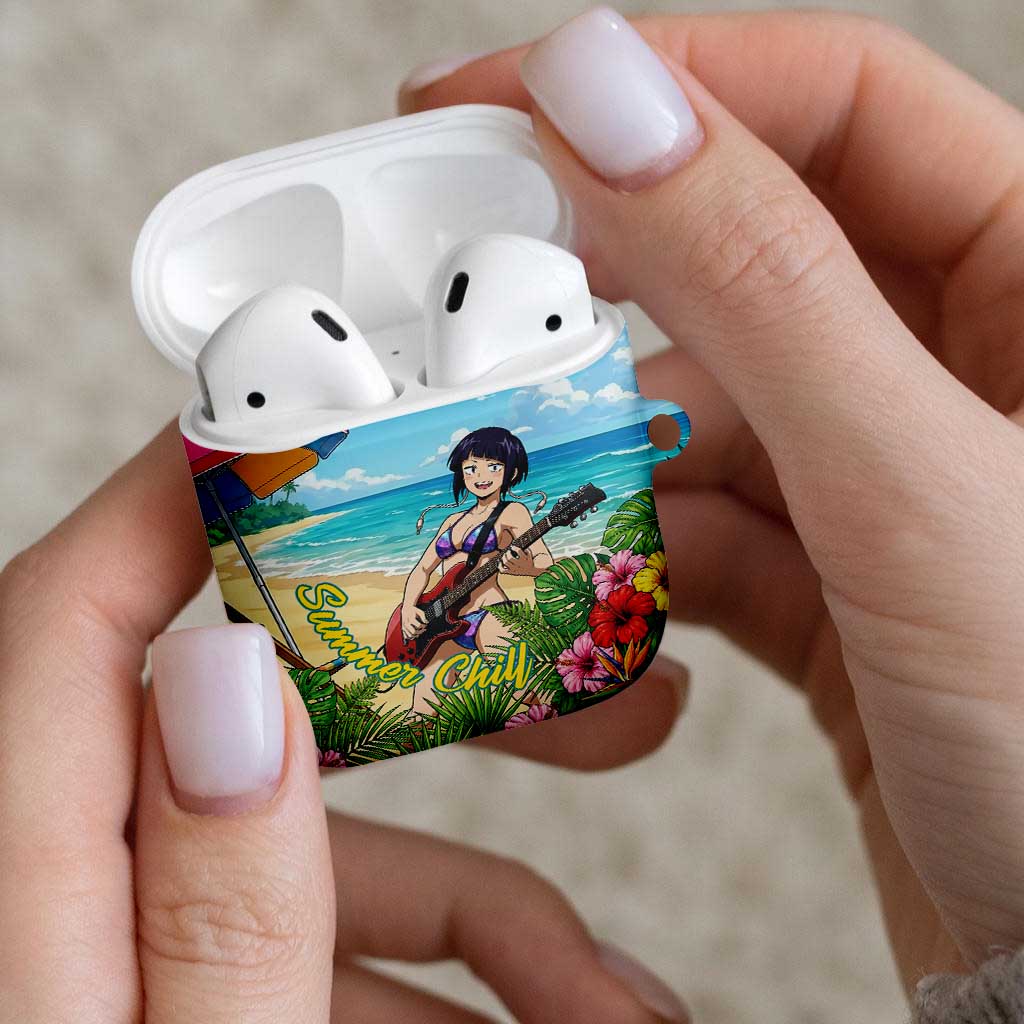 Kyoka Jiro Summer Chill AirPods Case Tropical Anime Rock Vibes