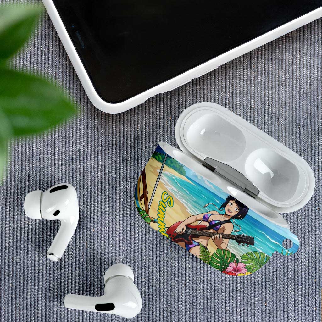 Kyoka Jiro Summer Chill AirPods Case Tropical Anime Rock Vibes