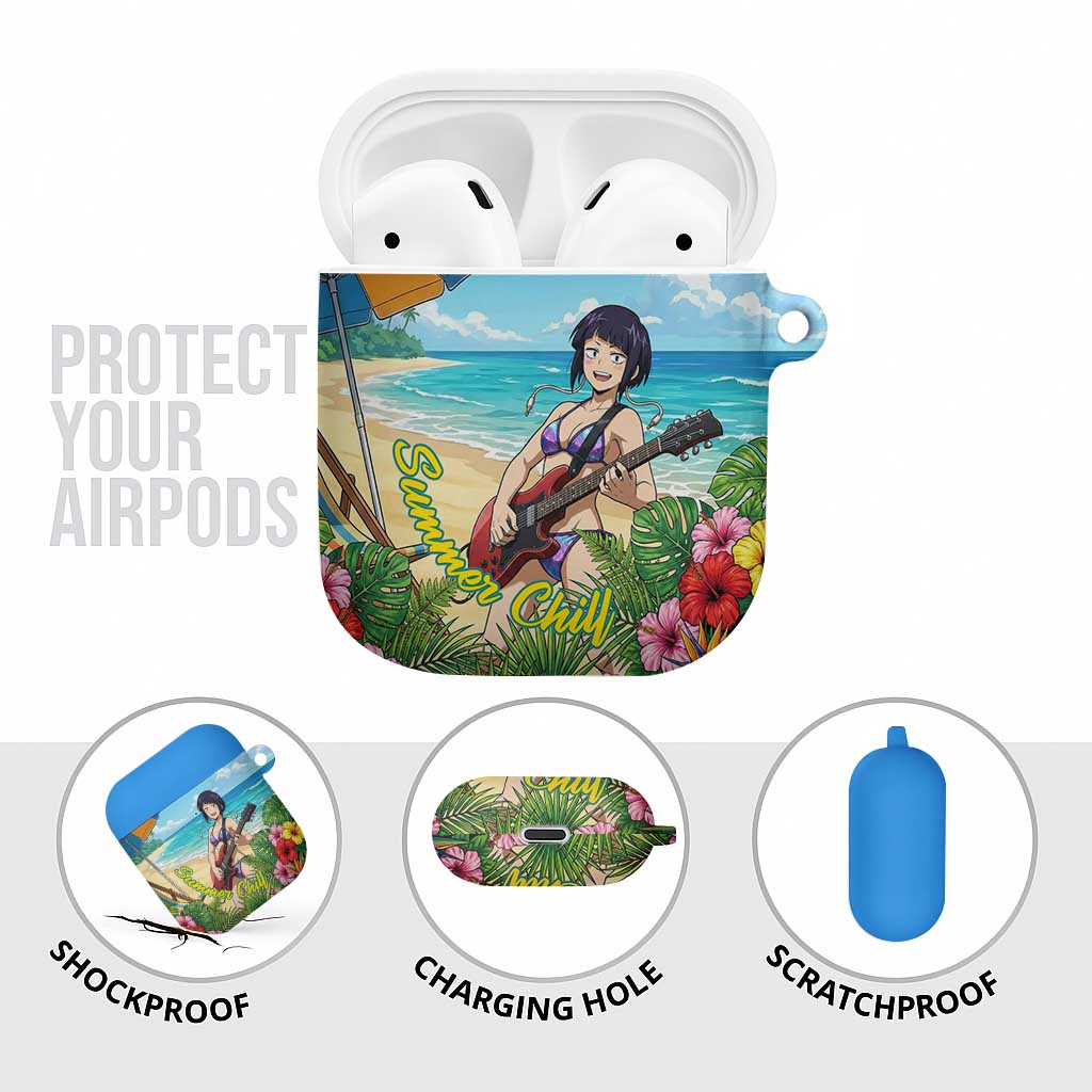 Kyoka Jiro Summer Chill AirPods Case Tropical Anime Rock Vibes