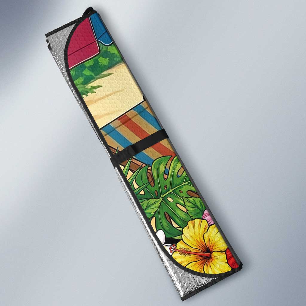 Kyoka Jiro Summer Chill Auto Sun Shade Tropical Anime Rock Vibes