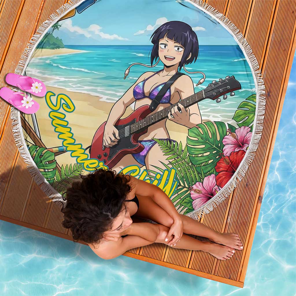 Kyoka Jiro Summer Chill Beach Blanket Tropical Anime Rock Vibes