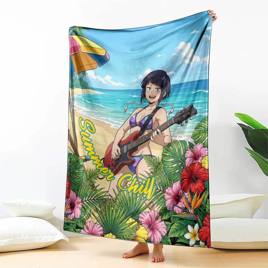 Kyoka Jiro Summer Chill Blanket Tropical Anime Rock Vibes