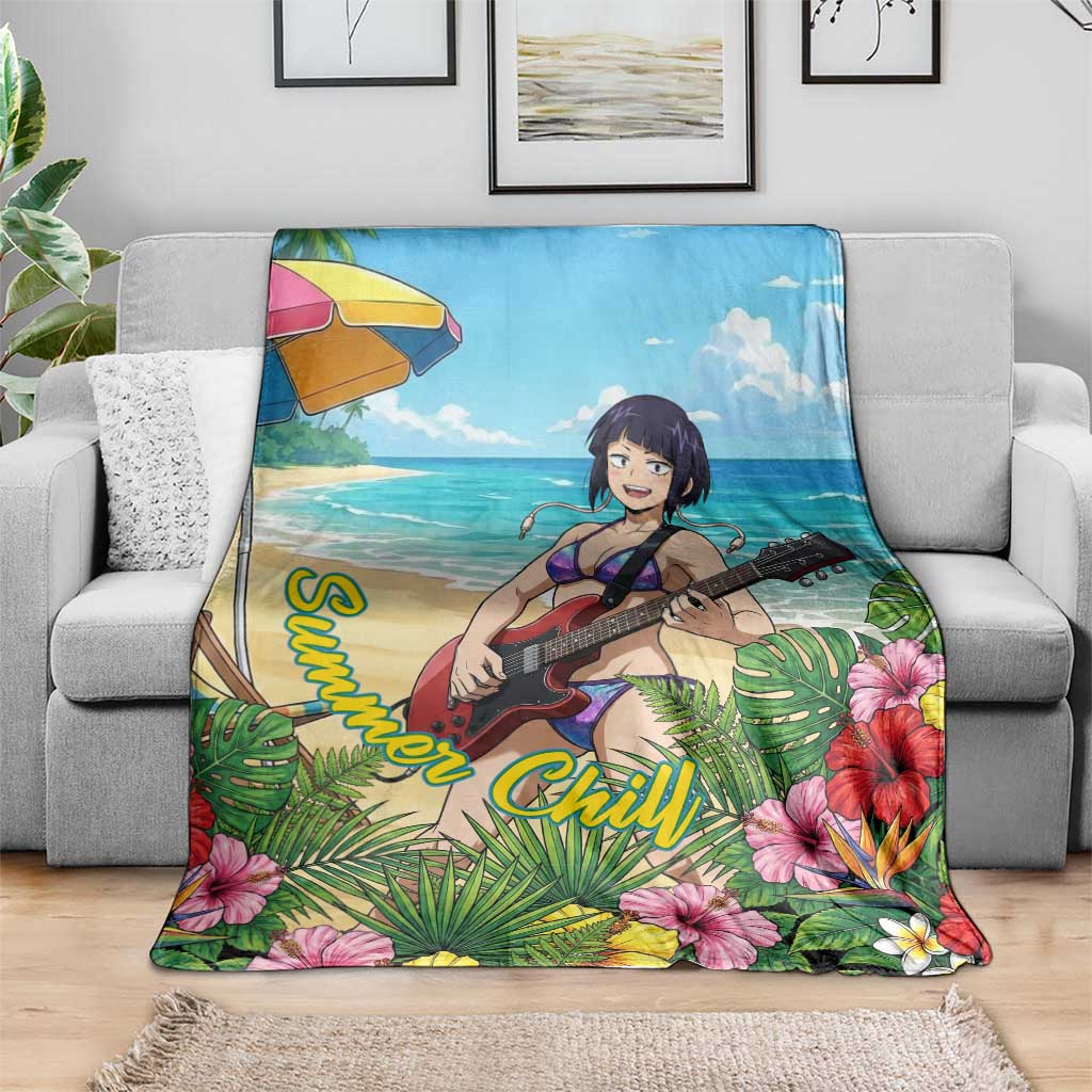 Kyoka Jiro Summer Chill Blanket Tropical Anime Rock Vibes
