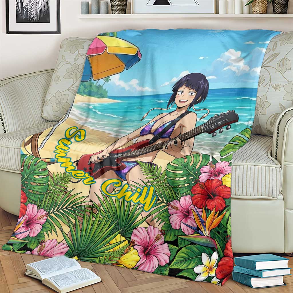 Kyoka Jiro Summer Chill Blanket Tropical Anime Rock Vibes