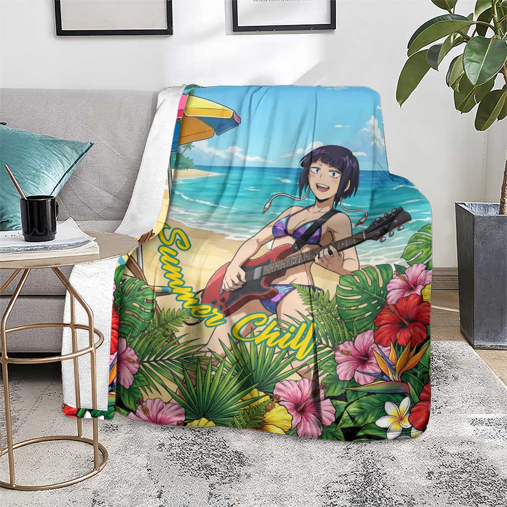 Kyoka Jiro Summer Chill Blanket Tropical Anime Rock Vibes