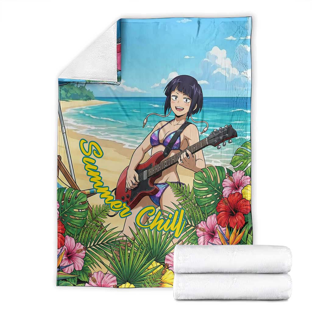 Kyoka Jiro Summer Chill Blanket Tropical Anime Rock Vibes