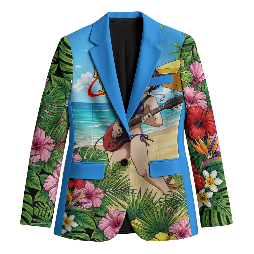 Kyoka Jiro Summer Chill Blazer Tropical Anime Rock Vibes