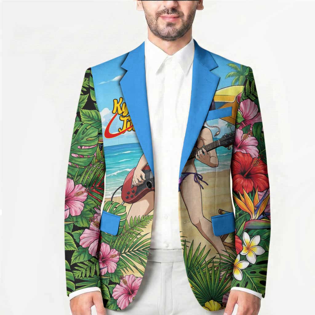Kyoka Jiro Summer Chill Blazer Tropical Anime Rock Vibes