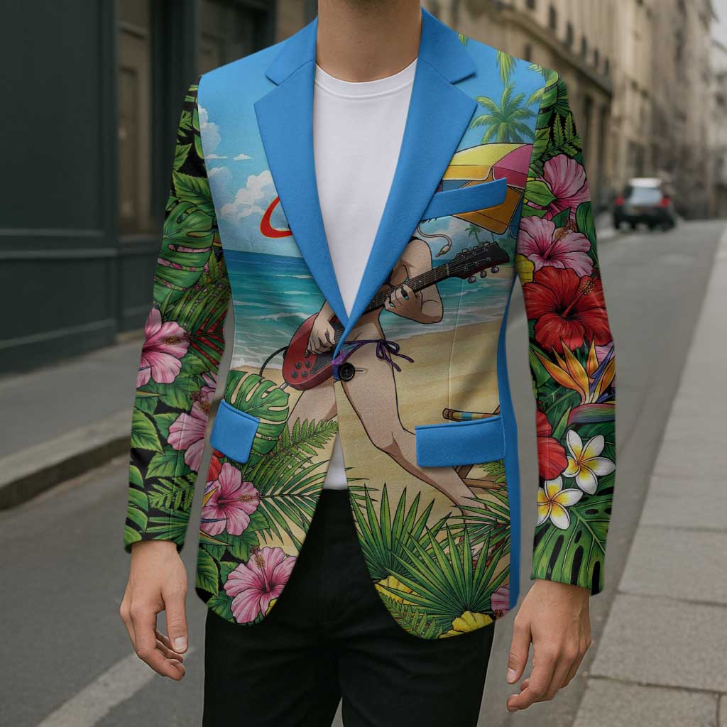 Kyoka Jiro Summer Chill Blazer Tropical Anime Rock Vibes