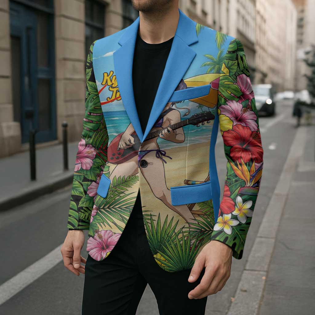 Kyoka Jiro Summer Chill Blazer Tropical Anime Rock Vibes