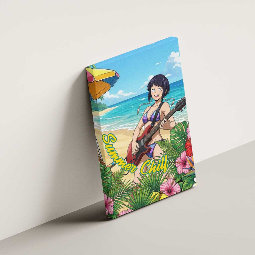 Kyoka Jiro Summer Chill Canvas Wall Art Tropical Anime Rock Vibes