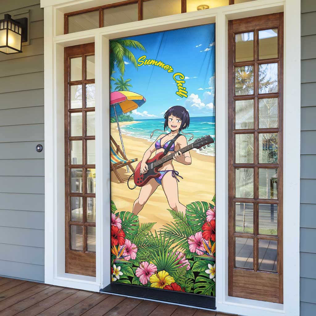 Kyoka Jiro Summer Chill Door Cover Tropical Anime Rock Vibes