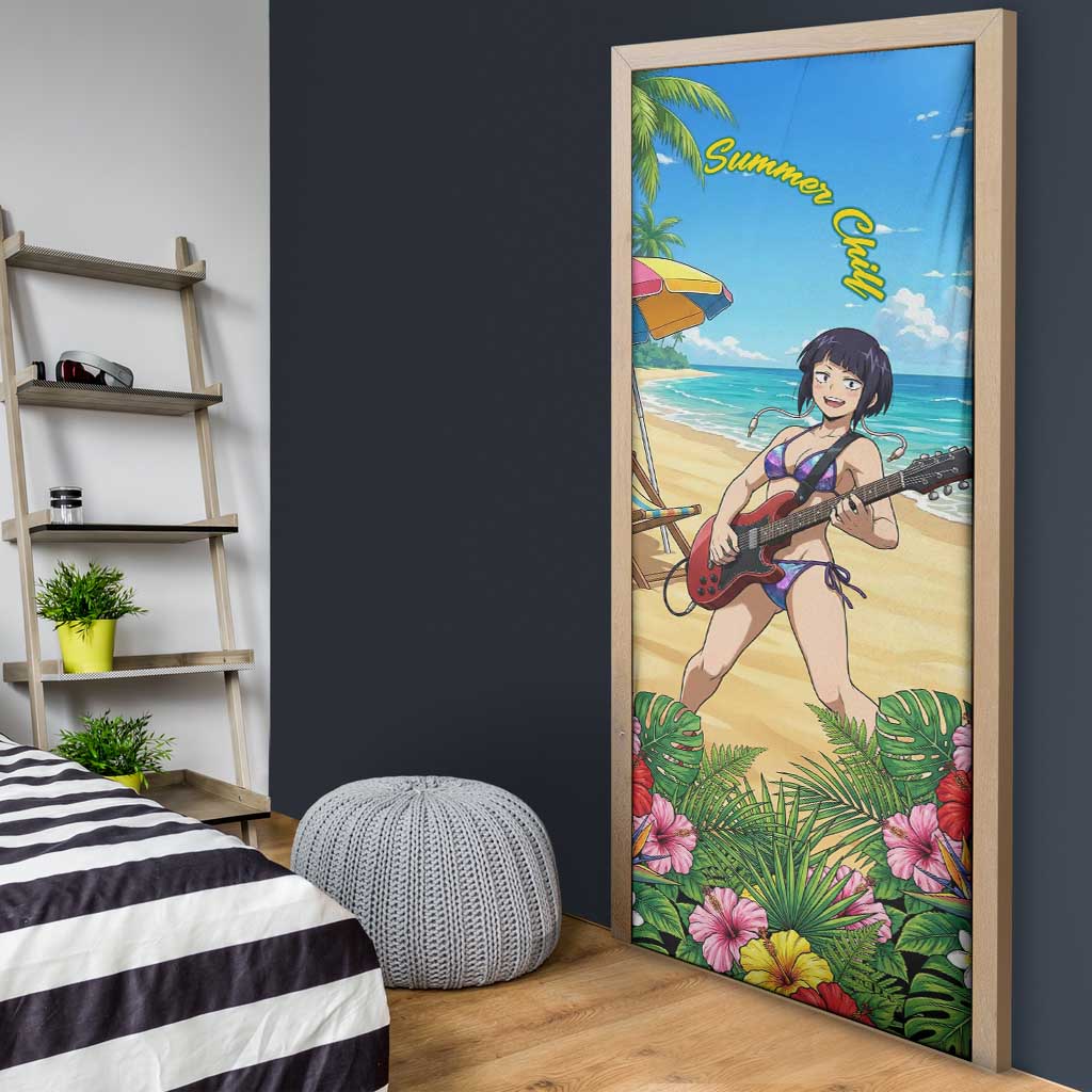 Kyoka Jiro Summer Chill Door Cover Tropical Anime Rock Vibes