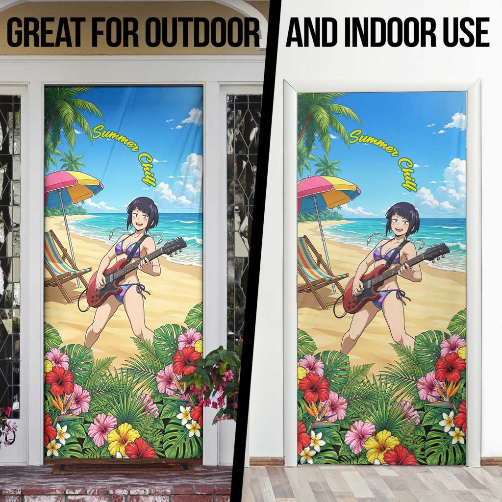 Kyoka Jiro Summer Chill Door Cover Tropical Anime Rock Vibes