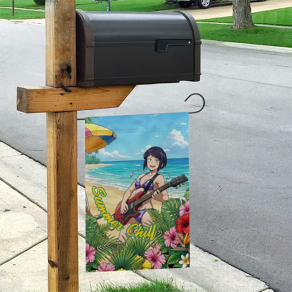 Kyoka Jiro Summer Chill Garden Flag Tropical Anime Rock Vibes