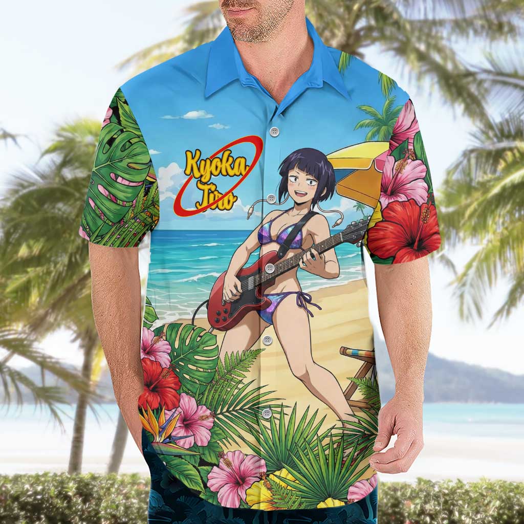 Kyoka Jiro Summer Chill Hawaiian Shirt Tropical Anime Rock Vibes