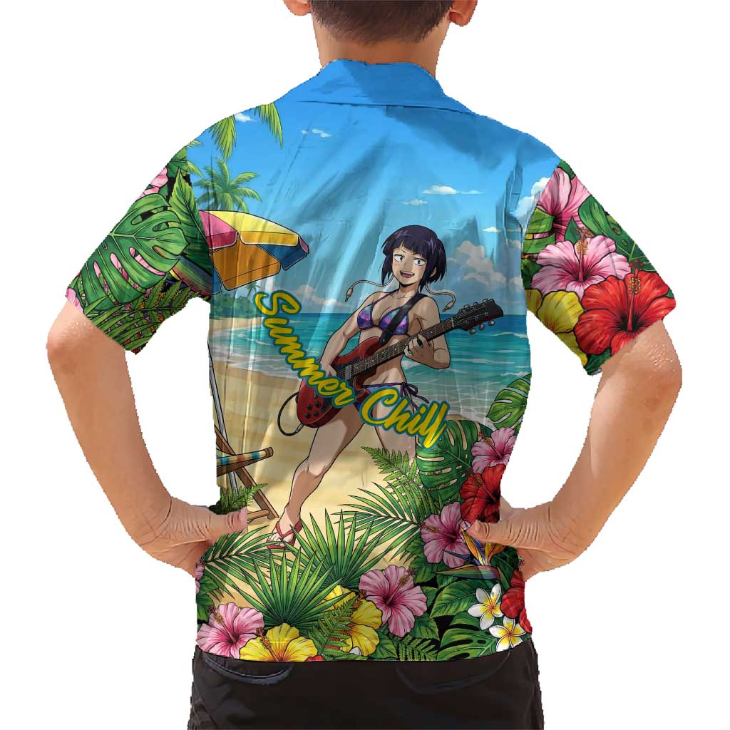 Kyoka Jiro Summer Chill Hawaiian Shirt Tropical Anime Rock Vibes