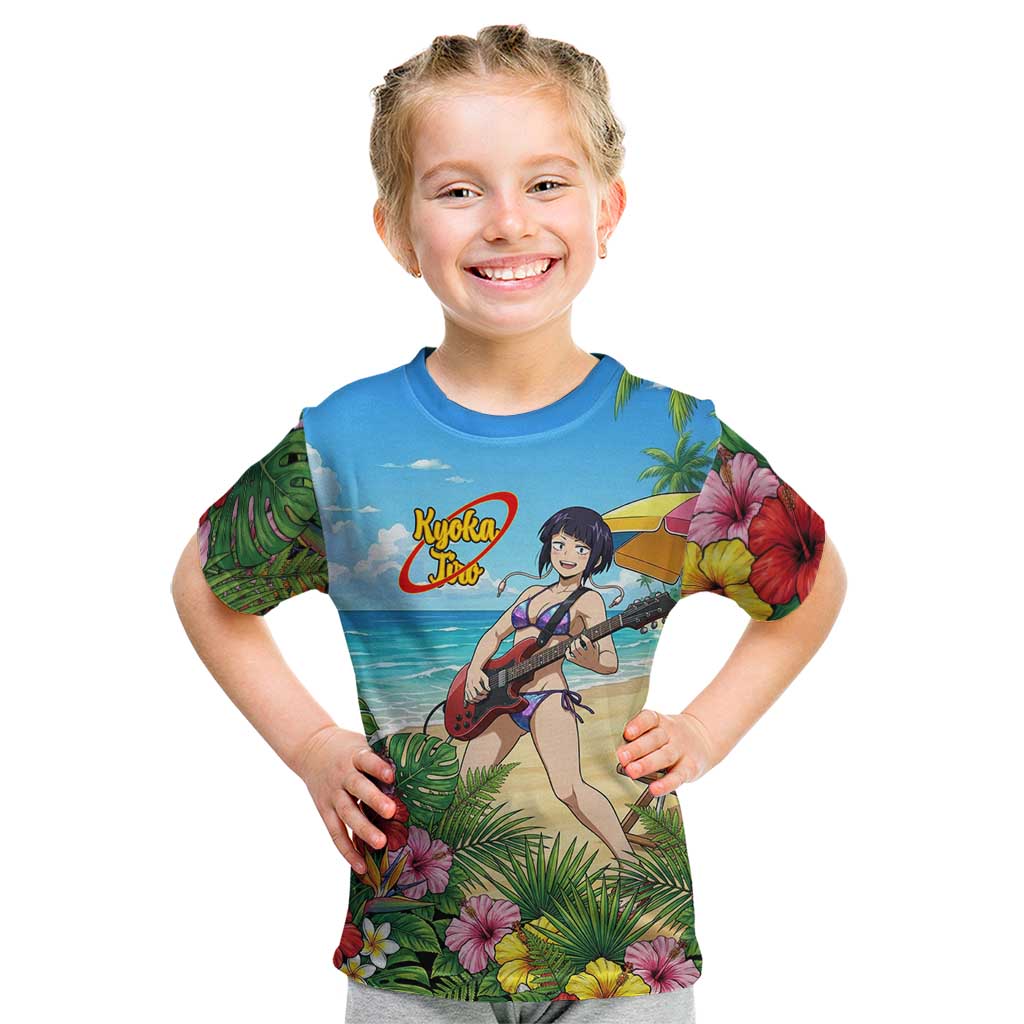 Kyoka Jiro Summer Chill Kid T Shirt Tropical Anime Rock Vibes