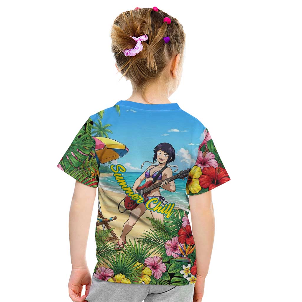 Kyoka Jiro Summer Chill Kid T Shirt Tropical Anime Rock Vibes