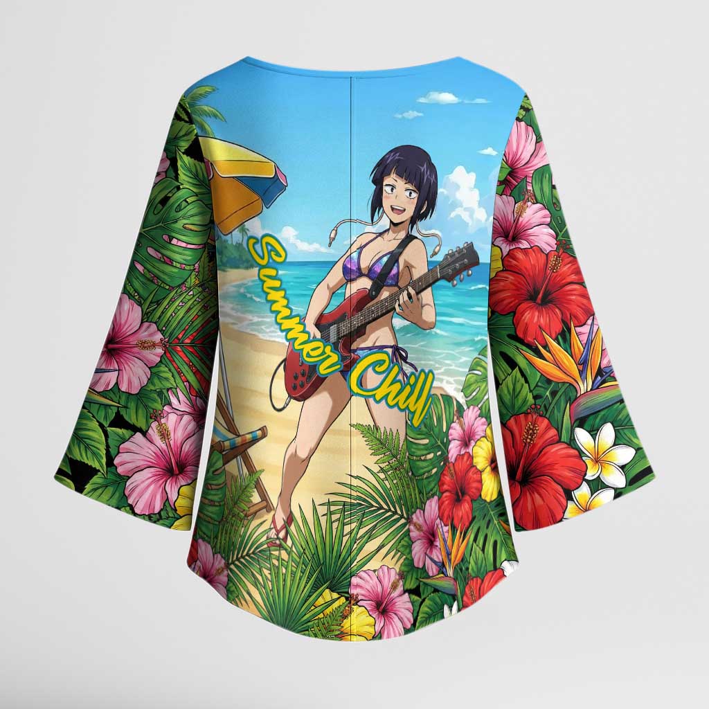 Kyoka Jiro Summer Chill Kimono Sleeve Blouse Tropical Anime Rock Vibes