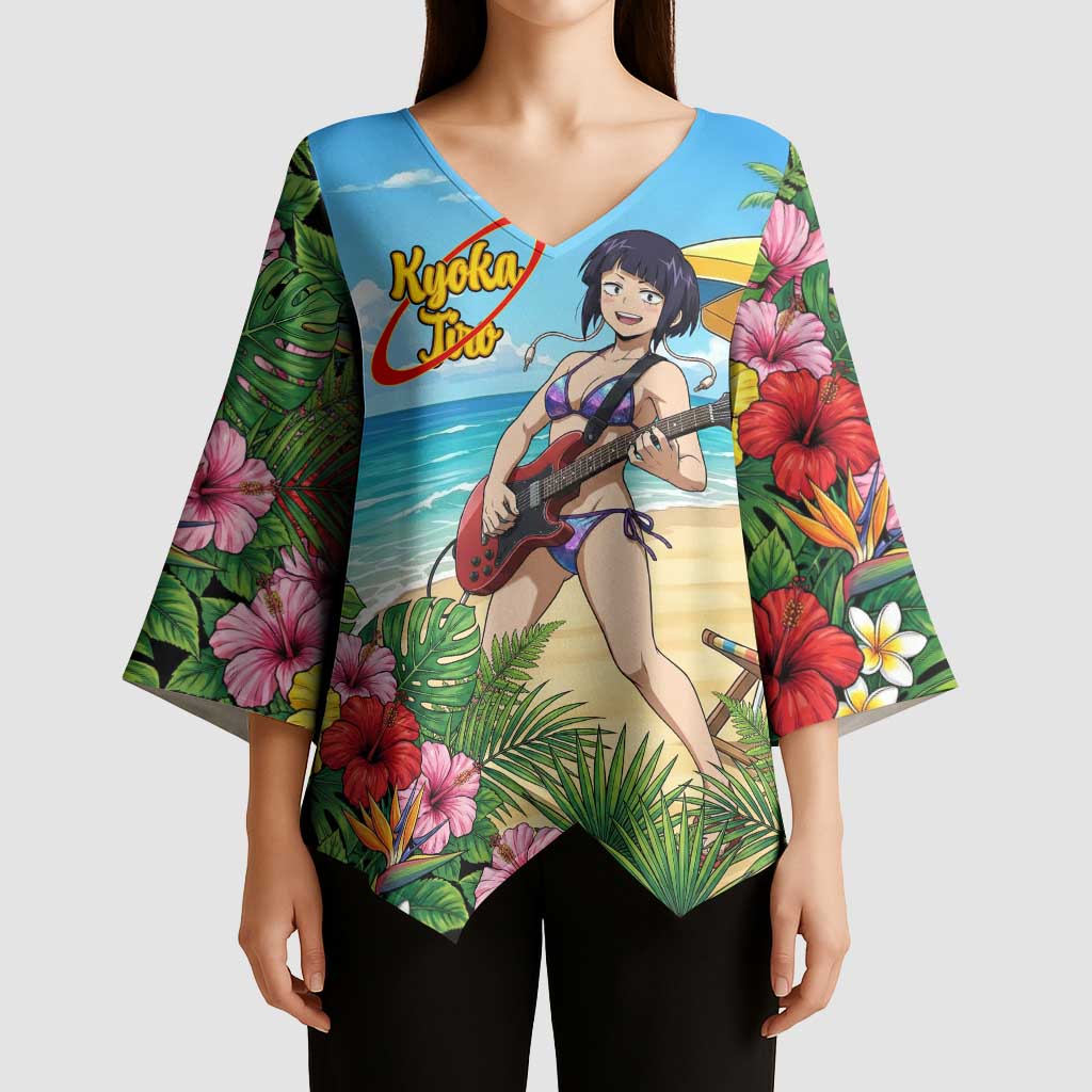 Kyoka Jiro Summer Chill Kimono Sleeve Blouse Tropical Anime Rock Vibes