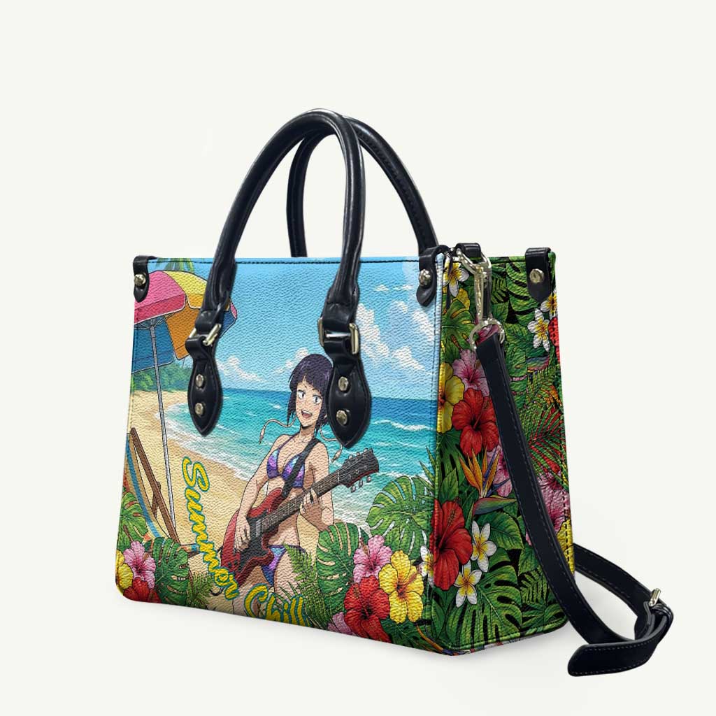 Kyoka Jiro Summer Chill Leather Bag Tropical Anime Rock Vibes