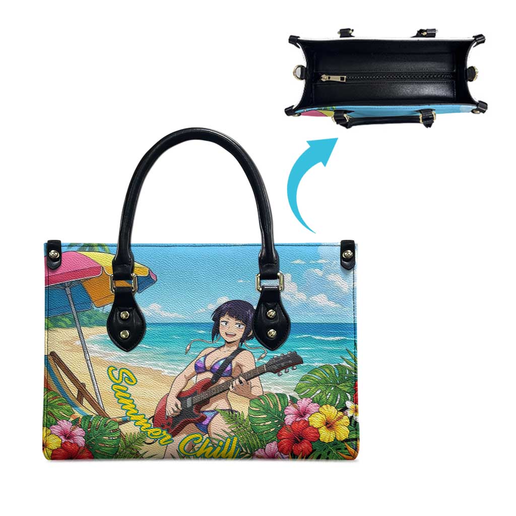 Kyoka Jiro Summer Chill Leather Bag Tropical Anime Rock Vibes