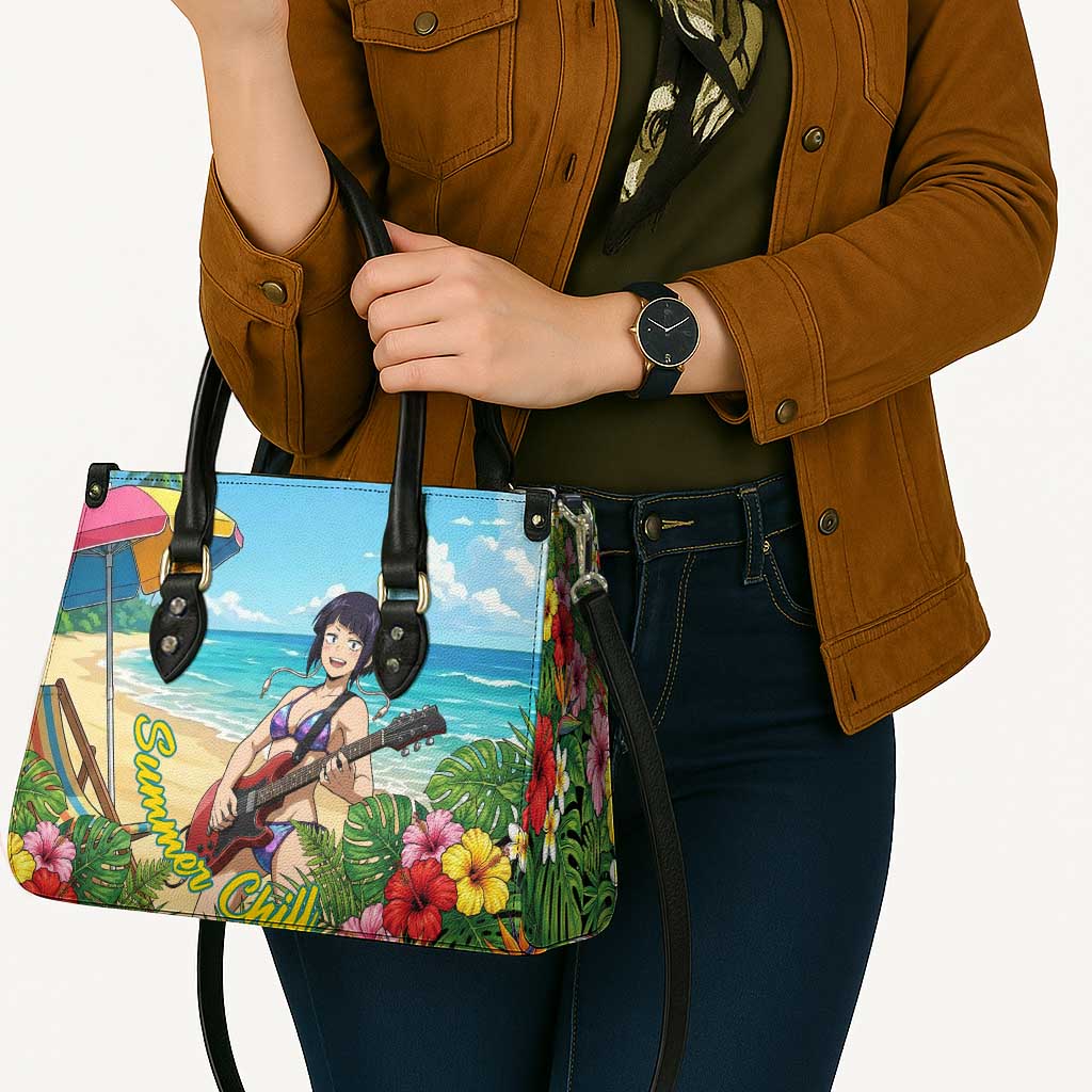 Kyoka Jiro Summer Chill Leather Bag Tropical Anime Rock Vibes
