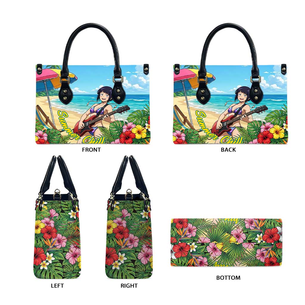 Kyoka Jiro Summer Chill Leather Bag Tropical Anime Rock Vibes